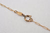 Authentic Christian Dior Gold Tone Chain Pendant Necklace CD 8053K