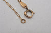 Authentic Christian Dior Gold Tone Chain Pendant Necklace CD 8053K