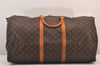 Authentic Louis Vuitton Monogram Keepall Bandouliere 60 M41412 Boston Bag 8053M