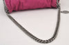 Authentic Stella McCartney Falabella Shoulder Bag Purse Leather Pink 8056J