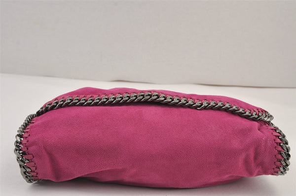 Authentic Stella McCartney Falabella Shoulder Bag Purse Leather Pink 8056J