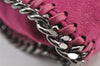 Authentic Stella McCartney Falabella Shoulder Bag Purse Leather Pink 8056J