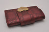 Authentic GUCCI Guccissima Heart 6 Key Case Holder GG Leather 203551 Red 8057I