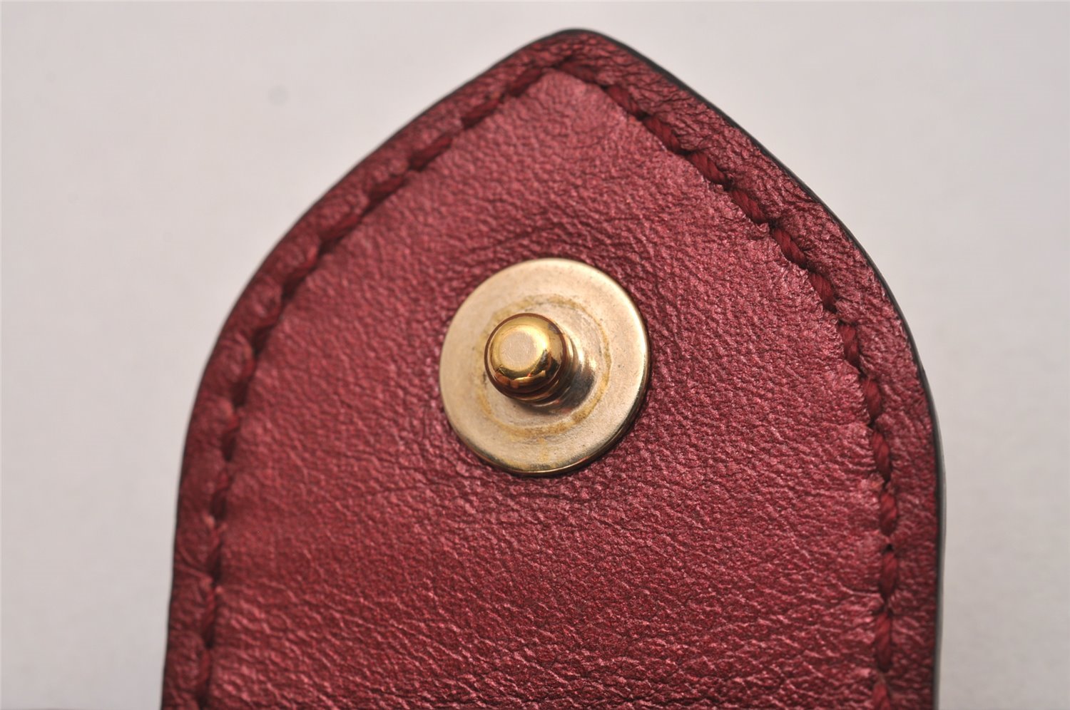 Authentic GUCCI Guccissima Heart 6 Key Case Holder GG Leather 203551 Red 8057I