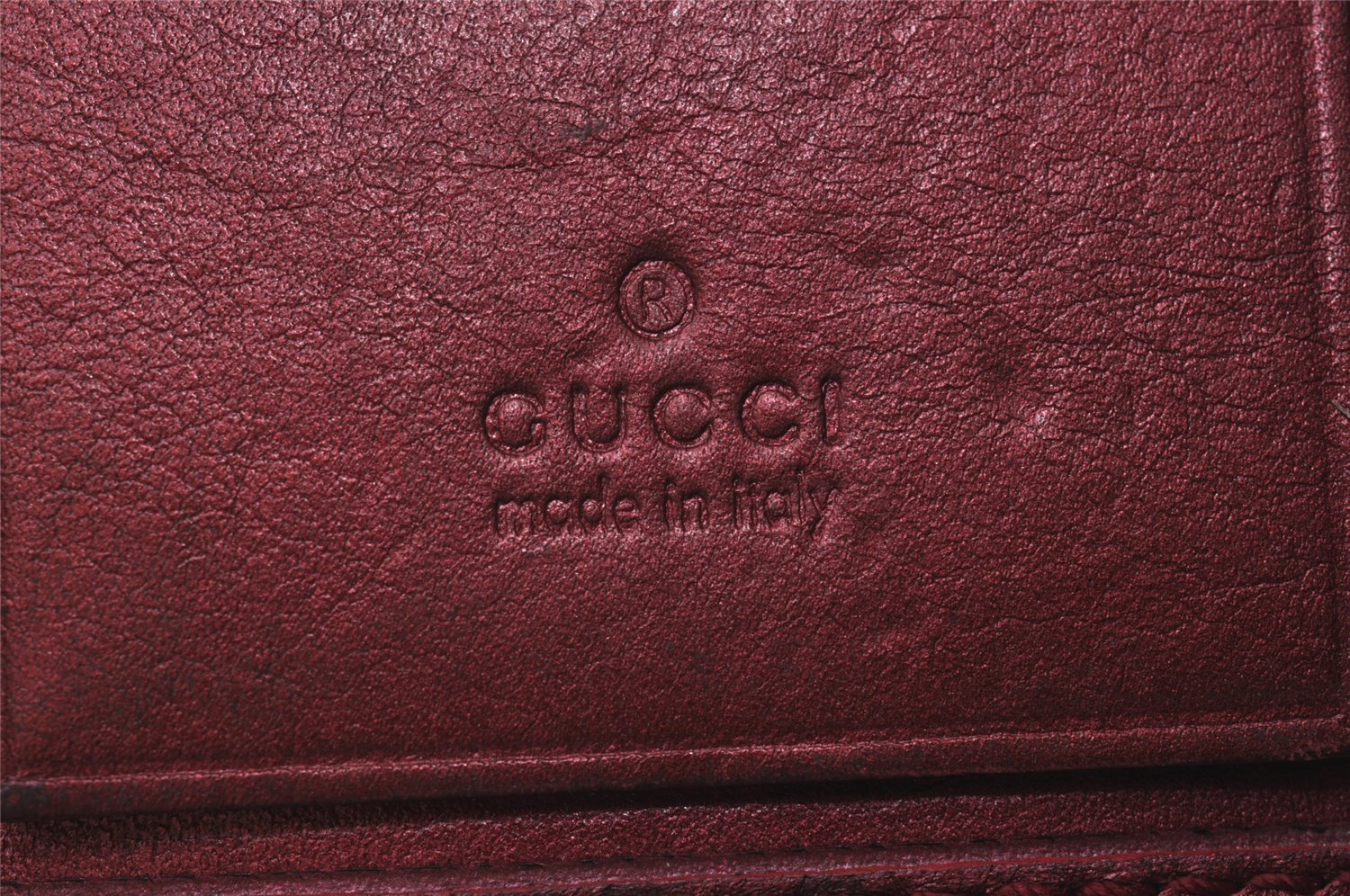 Authentic GUCCI Guccissima Heart 6 Key Case Holder GG Leather 203551 Red 8057I