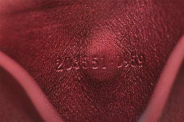 Authentic GUCCI Guccissima Heart 6 Key Case Holder GG Leather 203551 Red 8057I