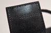 Authentic FENDI Vintage Logo Hand Bag Purse Nylon Leather Black 8057J