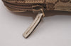 Authentic GUCCI Cigarette Case Pouch Purse GG Canvas Leather 115249 Brown 8058I