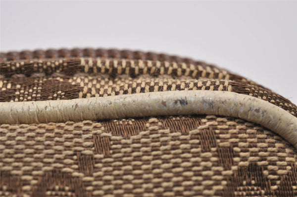 Authentic GUCCI Cigarette Case Pouch Purse GG Canvas Leather 115249 Brown 8058I