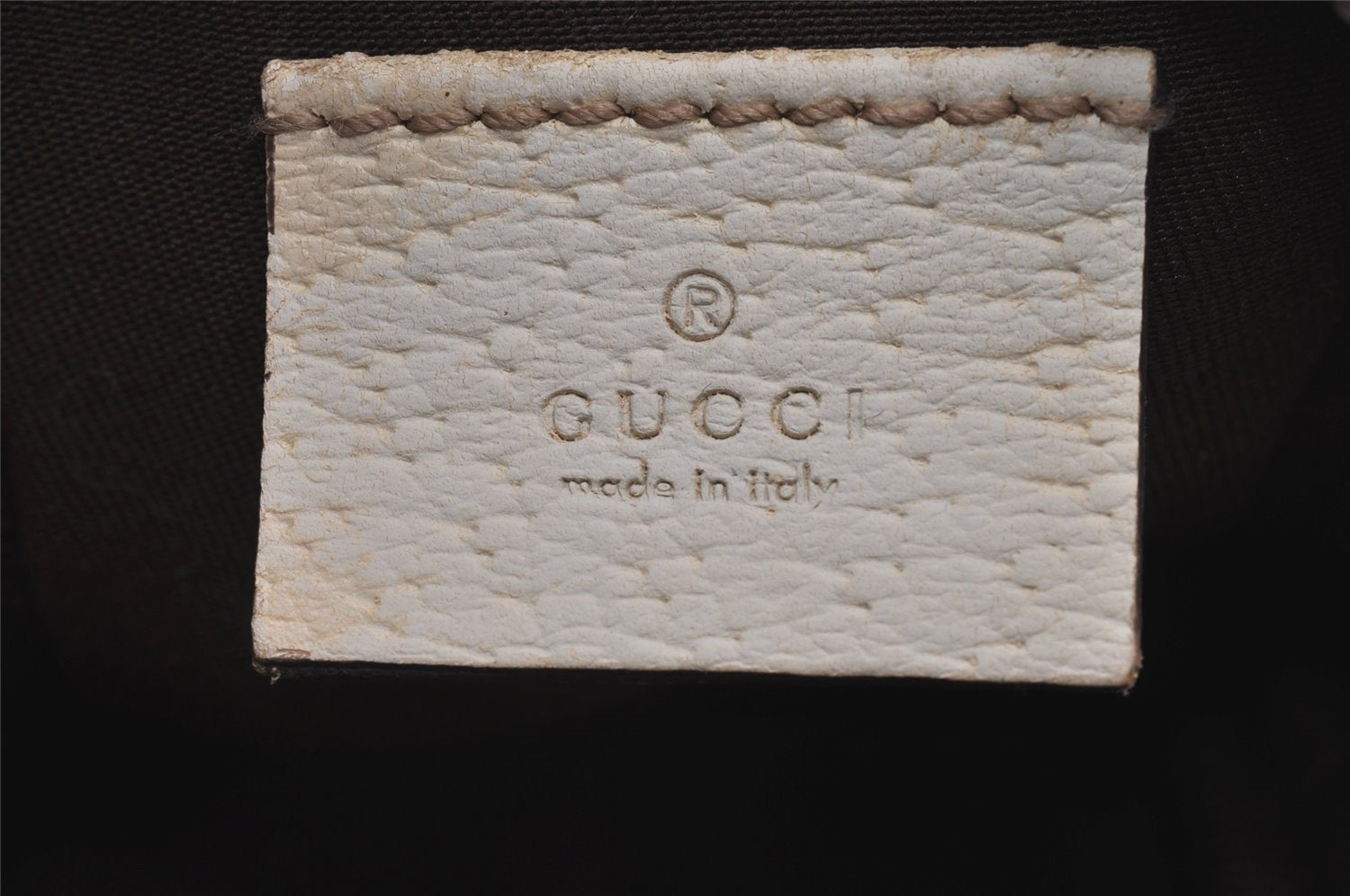 Authentic GUCCI Cigarette Case Pouch Purse GG Canvas Leather 115249 Brown 8058I
