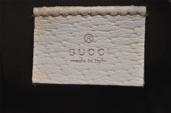 Authentic GUCCI Cigarette Case Pouch Purse GG Canvas Leather 115249 Brown 8058I
