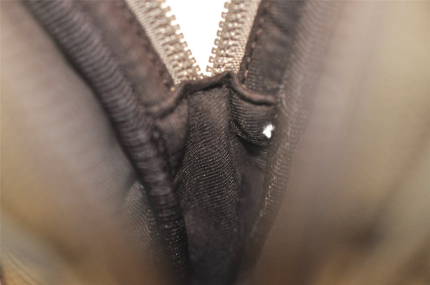 Authentic GUCCI Cigarette Case Pouch Purse GG Canvas Leather 115249 Brown 8058I