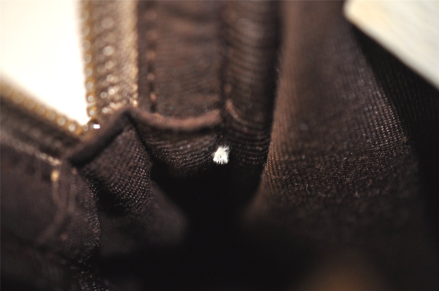 Authentic GUCCI Cigarette Case Pouch Purse GG Canvas Leather 115249 Brown 8058I