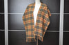 Authentic Burberrys Vintage Nova Check Wool Winter Scarf Stole Beige 8060I