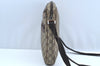 Authentic GUCCI Vintage Shoulder Cross Body Bag GG PVC Leather 92551 Brown 8061G