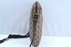 Authentic GUCCI Vintage Shoulder Cross Body Bag GG PVC Leather 92551 Brown 8061G
