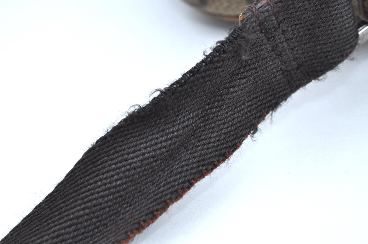 Authentic GUCCI Vintage Shoulder Cross Body Bag GG PVC Leather 92551 Brown 8061G