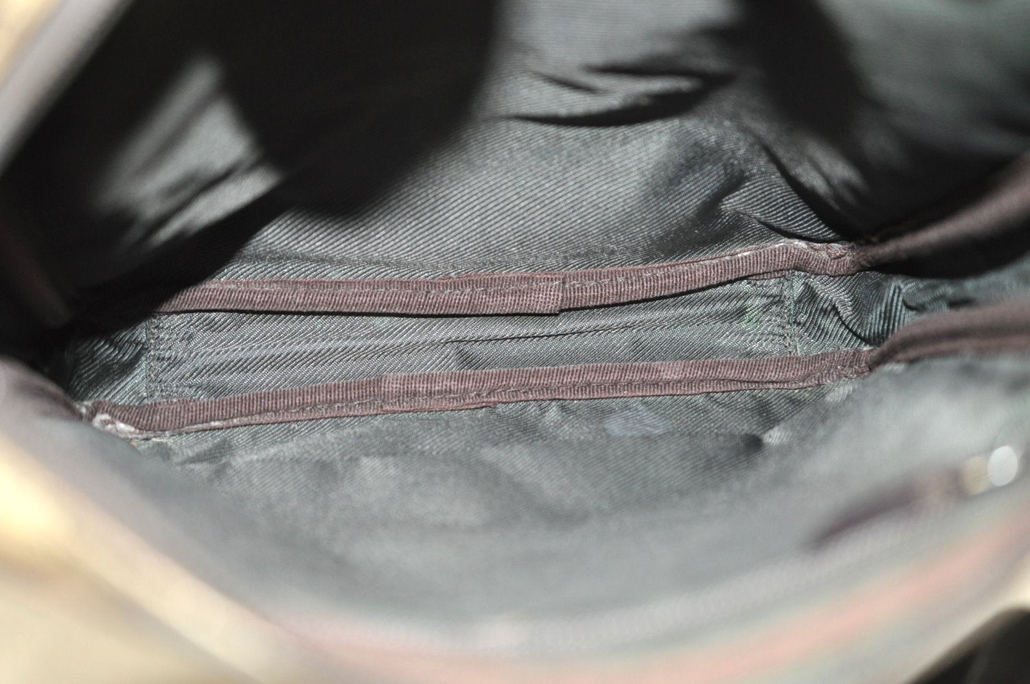 Authentic GUCCI Vintage Shoulder Cross Body Bag GG PVC Leather 92551 Brown 8061G