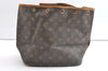 Authentic Louis Vuitton Monogram Petit Noe M42226 Shoulder Drawstring Bag 8063J