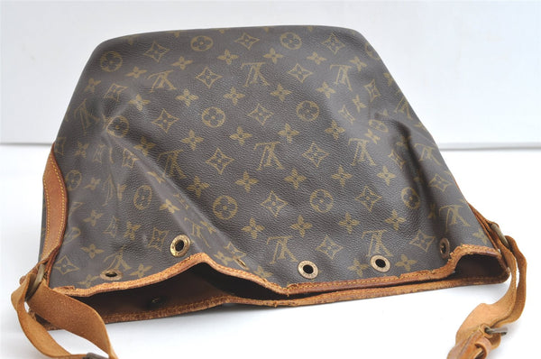 Authentic Louis Vuitton Monogram Petit Noe M42226 Shoulder Drawstring Bag 8063J