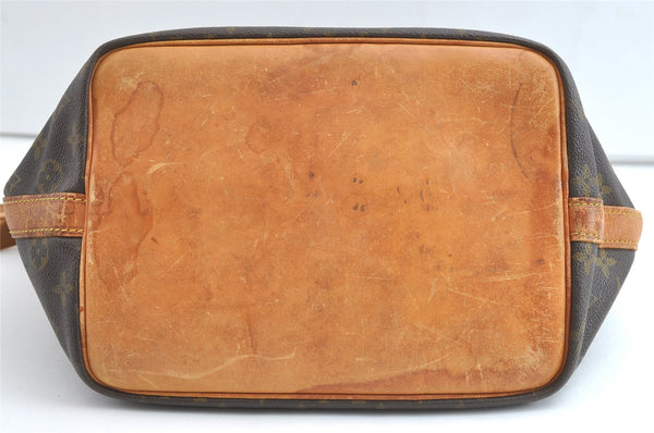 Authentic Louis Vuitton Monogram Petit Noe M42226 Shoulder Drawstring Bag 8063J