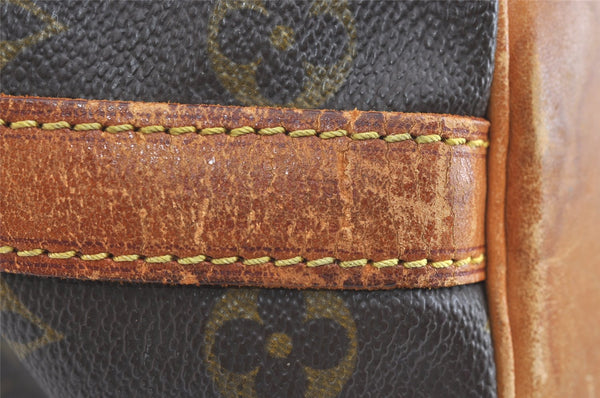 Authentic Louis Vuitton Monogram Petit Noe M42226 Shoulder Drawstring Bag 8063J