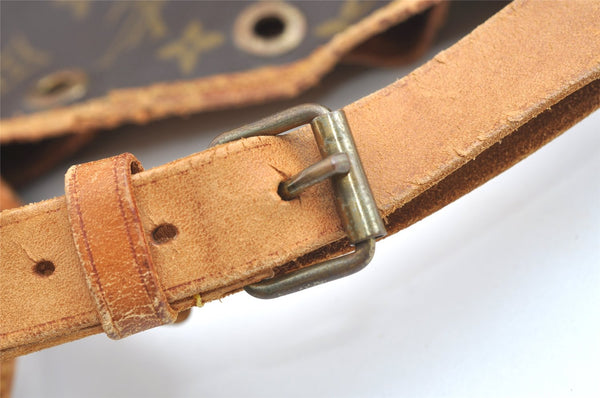 Authentic Louis Vuitton Monogram Petit Noe M42226 Shoulder Drawstring Bag 8063J