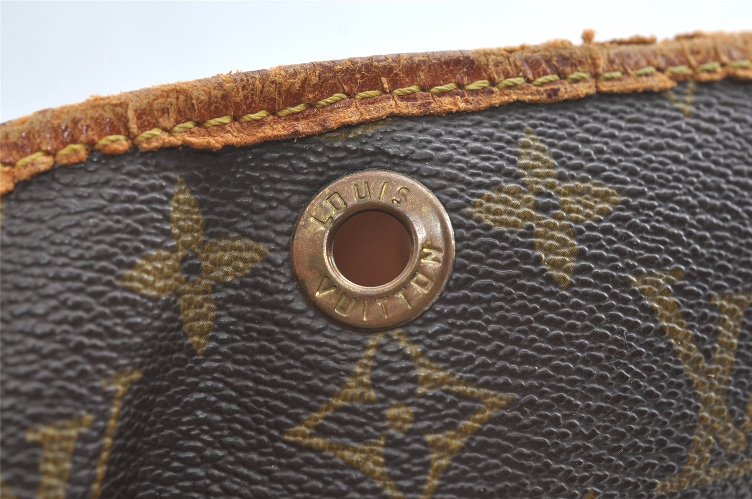 Authentic Louis Vuitton Monogram Petit Noe M42226 Shoulder Drawstring Bag 8063J