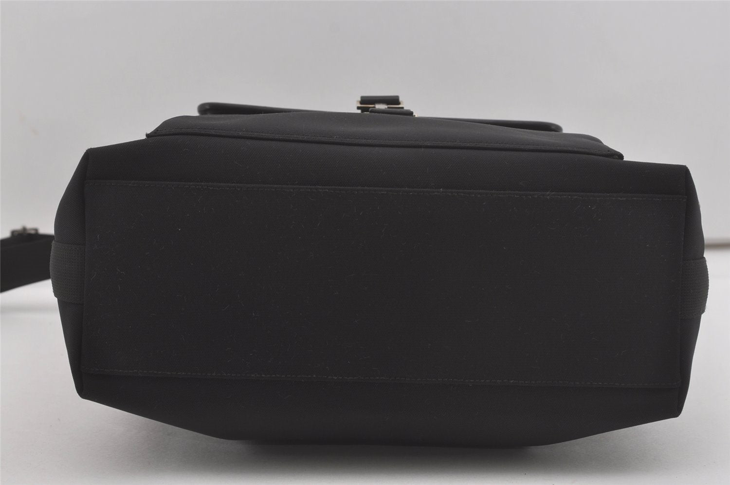 Authentic GUCCI Vintage Shoulder Tote Bag Nylon Leather 92534 Black  8064I