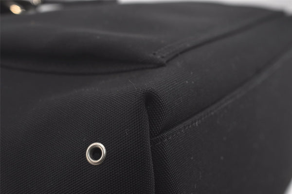 Authentic GUCCI Vintage Shoulder Tote Bag Nylon Leather 92534 Black  8064I