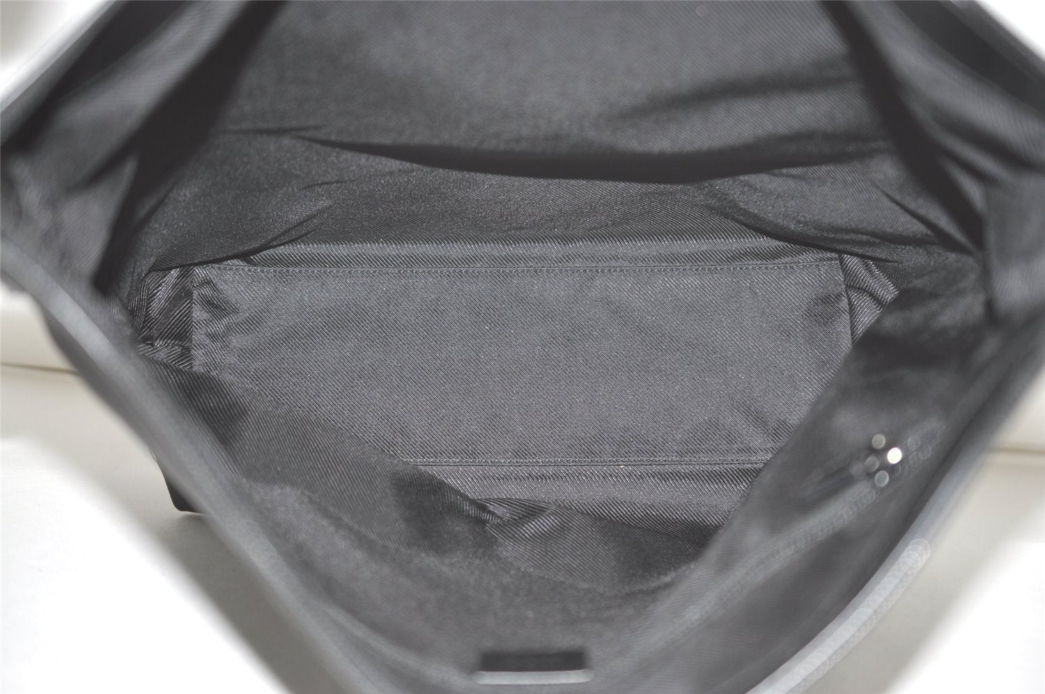 Authentic GUCCI Vintage Shoulder Tote Bag Nylon Leather 92534 Black  8064I