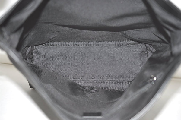 Authentic GUCCI Vintage Shoulder Tote Bag Nylon Leather 92534 Black  8064I