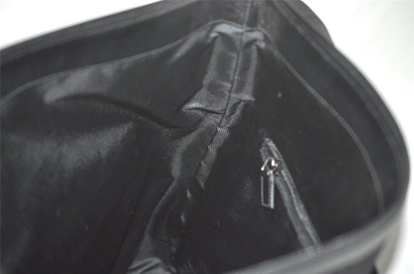 Authentic GUCCI Vintage Shoulder Tote Bag Nylon Leather 92534 Black  8064I