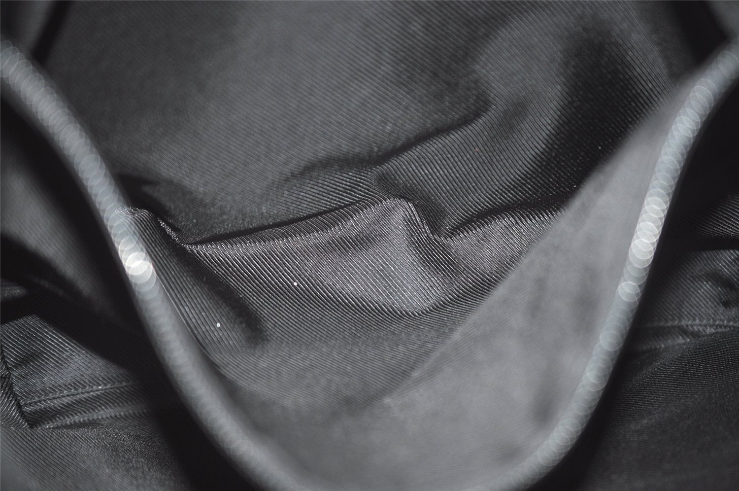 Authentic GUCCI Vintage Shoulder Tote Bag Nylon Leather 92534 Black  8064I