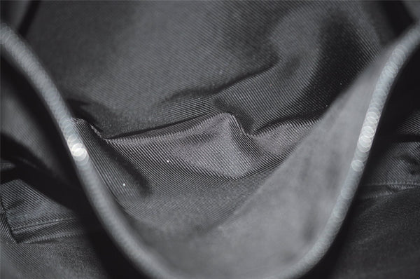 Authentic GUCCI Vintage Shoulder Tote Bag Nylon Leather 92534 Black  8064I