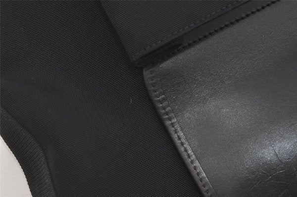 Authentic GUCCI Vintage Shoulder Tote Bag Nylon Leather 92534 Black  8064I