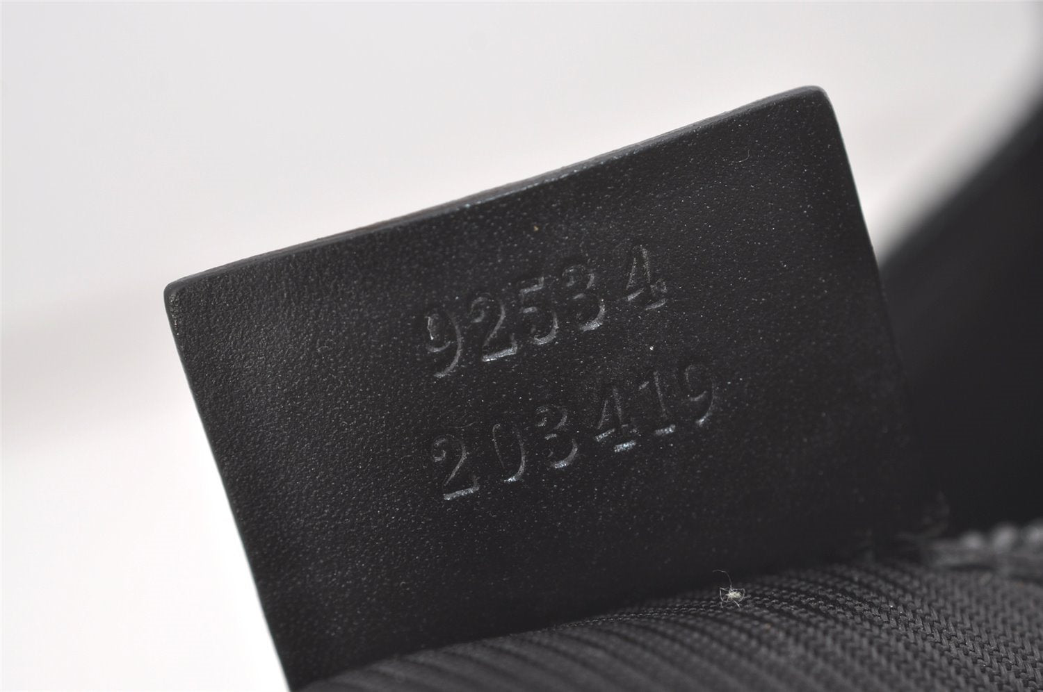 Authentic GUCCI Vintage Shoulder Tote Bag Nylon Leather 92534 Black  8064I