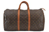 Authentic Louis Vuitton Monogram Keepall 50 Travel Boston Bag Old Model LV 8065J