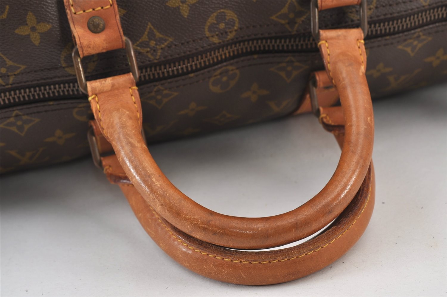 Authentic Louis Vuitton Monogram Keepall 50 Travel Boston Bag Old Model LV 8065J