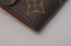 Authentic Louis Vuitton Monogram Pochette Porte Monnaie Credit Wallet Box 8067I