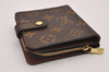 Authentic Louis Vuitton Monogram Compact Zip Bifold Wallet M61667 LV Box 8068I