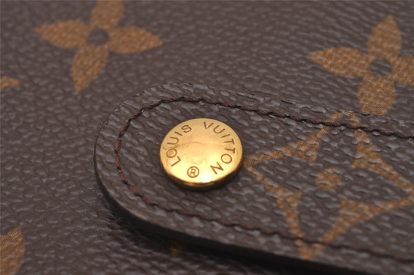 Authentic Louis Vuitton Monogram Compact Zip Bifold Wallet M61667 LV Box 8068I