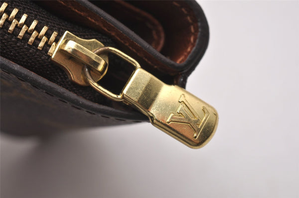 Authentic Louis Vuitton Monogram Compact Zip Bifold Wallet M61667 LV Box 8068I