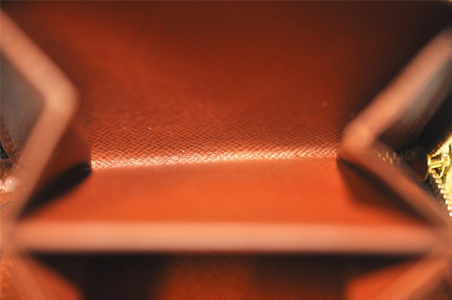 Authentic Louis Vuitton Monogram Compact Zip Bifold Wallet M61667 LV Box 8068I