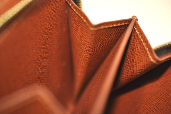 Authentic Louis Vuitton Monogram Compact Zip Bifold Wallet M61667 LV Box 8068I