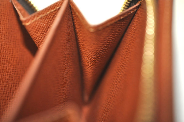 Authentic Louis Vuitton Monogram Compact Zip Bifold Wallet M61667 LV Box 8068I