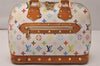 Auth Louis Vuitton Monogram Multicolor Alma PM Hand Bag White M92647 LV 8068J