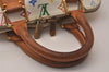 Auth Louis Vuitton Monogram Multicolor Alma PM Hand Bag White M92647 LV 8068J
