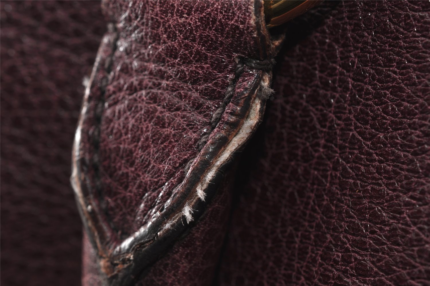 Authentic PRADA Leather Nappa 2Way Shoulder Crossbody Hand Tote Bag Purple 8069I