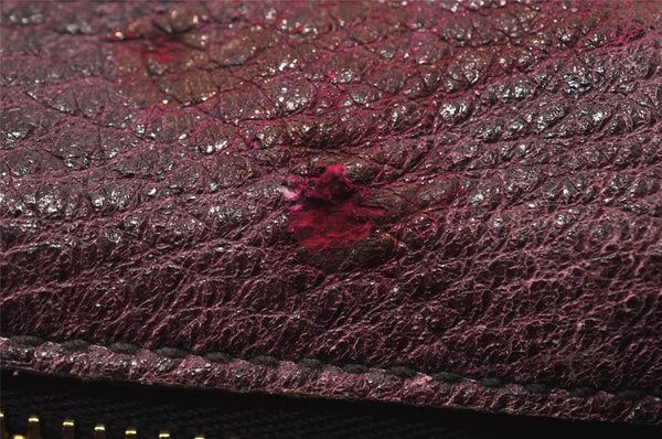 Authentic PRADA Leather Nappa 2Way Shoulder Crossbody Hand Tote Bag Purple 8069I